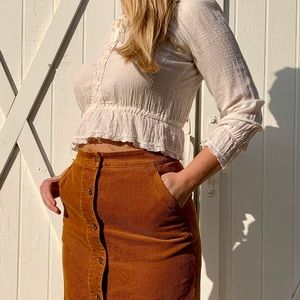Vintage peasant top